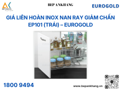 Giá liên hoàn inox nan ray giảm chấn EP101 (trái) – Eurogold